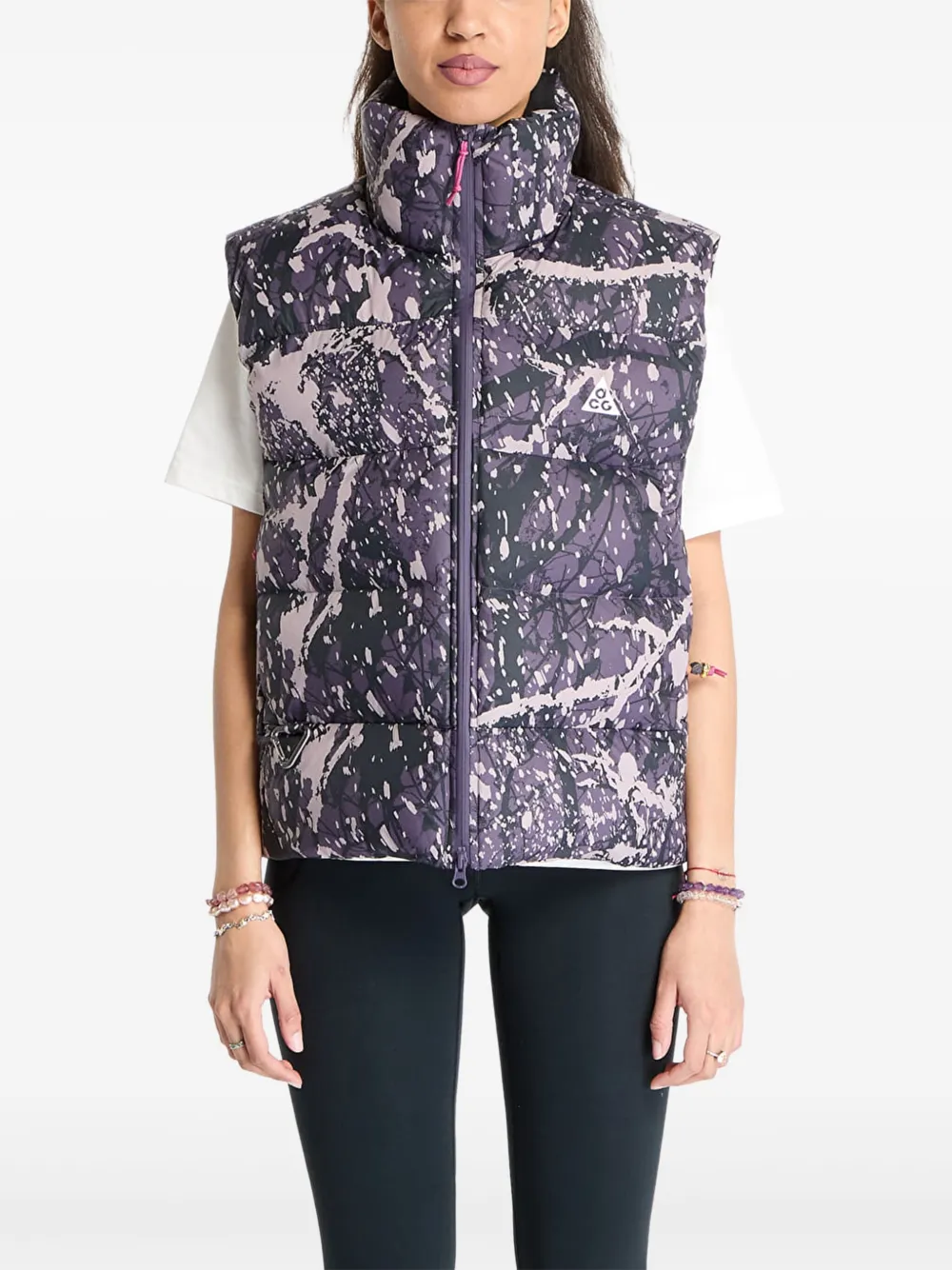 Nike Lunar Lake quilted gilet Paars