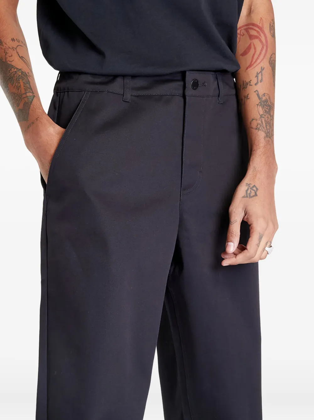 Nike unlined cotton chino trousers Zwart
