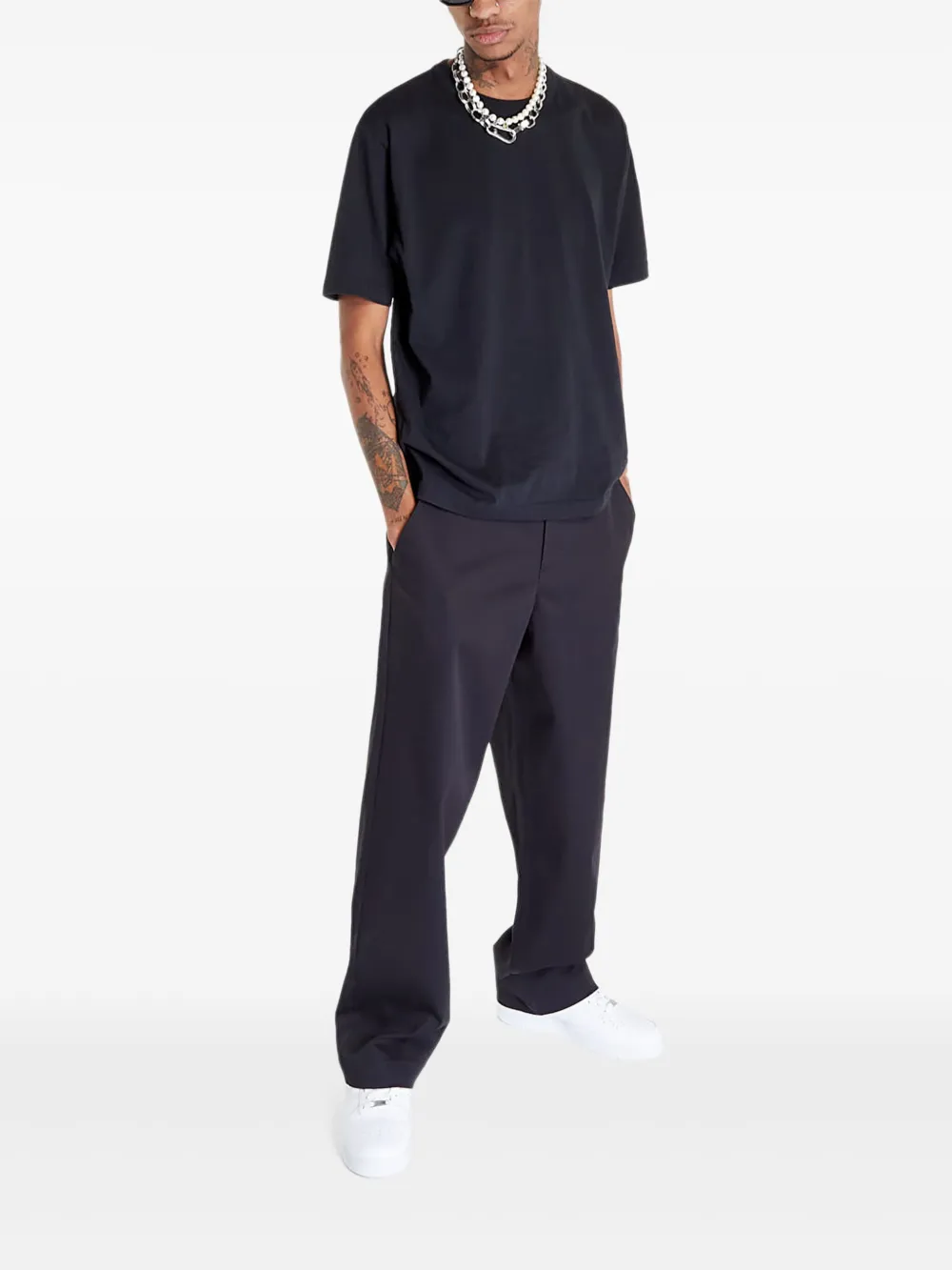 Nike unlined cotton chino trousers Zwart