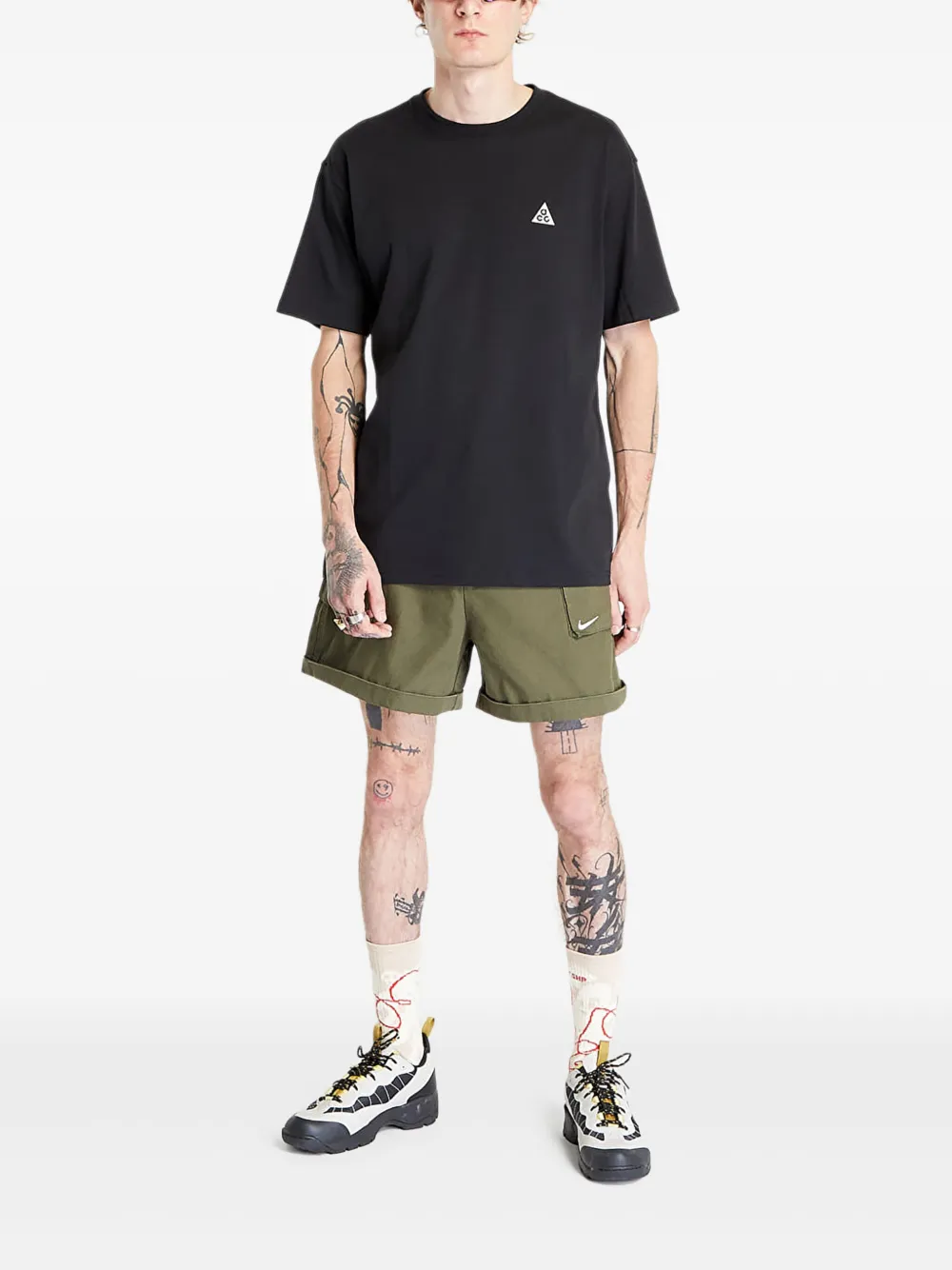 Nike Life Men's Woven cargo shorts Groen