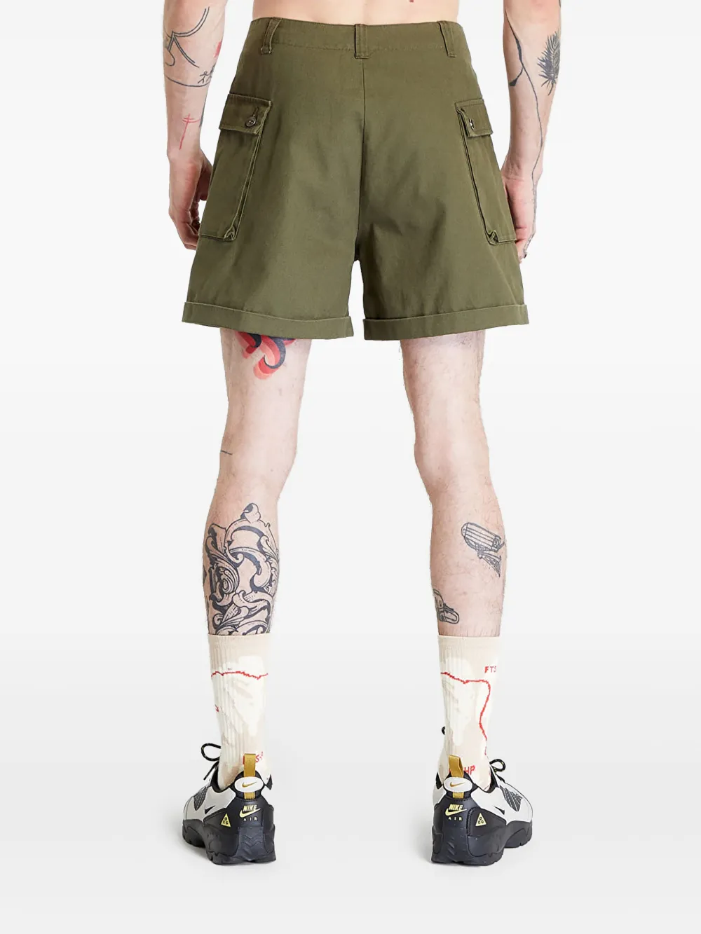 Nike Life Men's Woven cargo shorts Groen