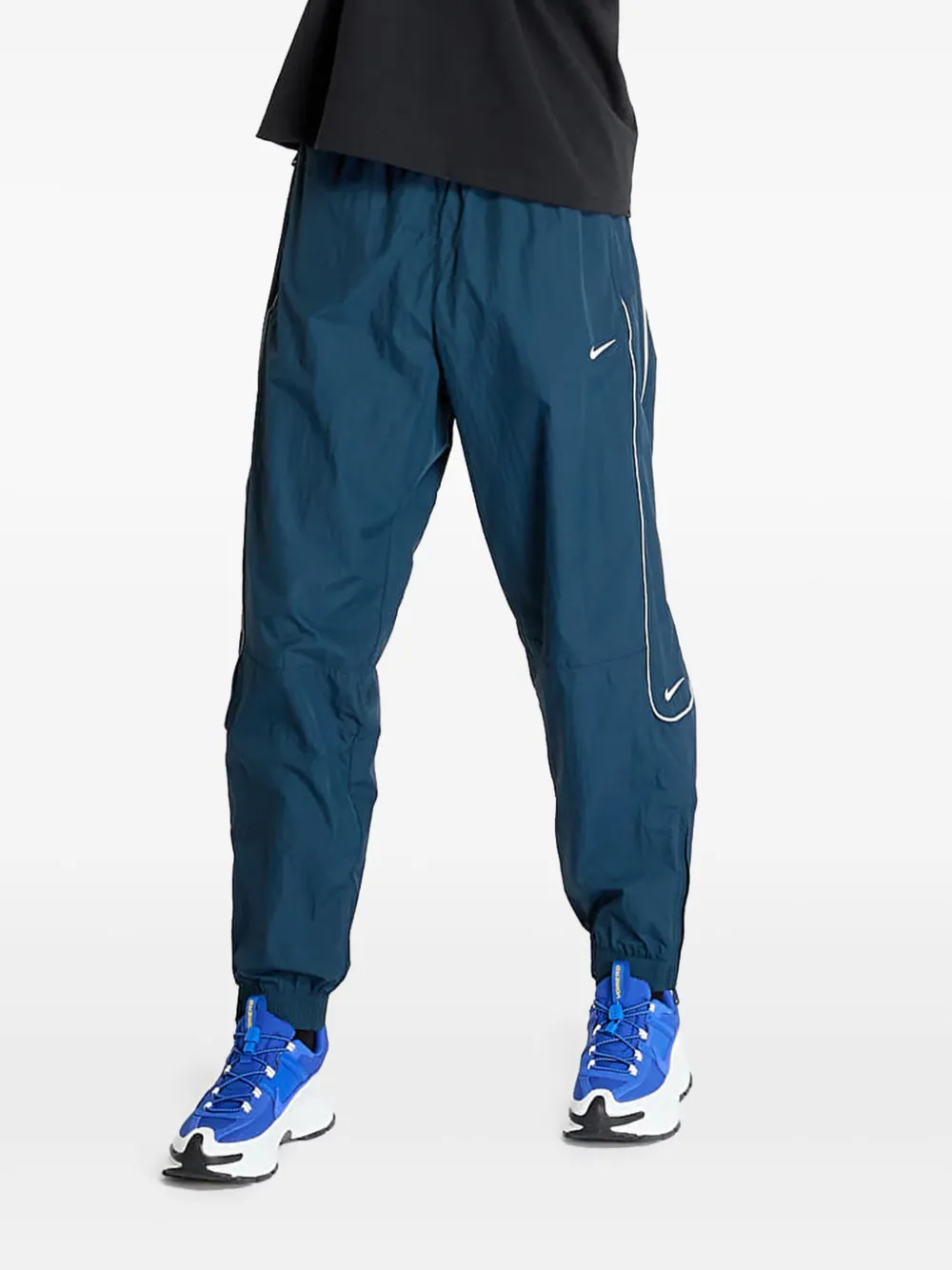 Nike Trainingsbroek met Swoosh-afwerking Blauw