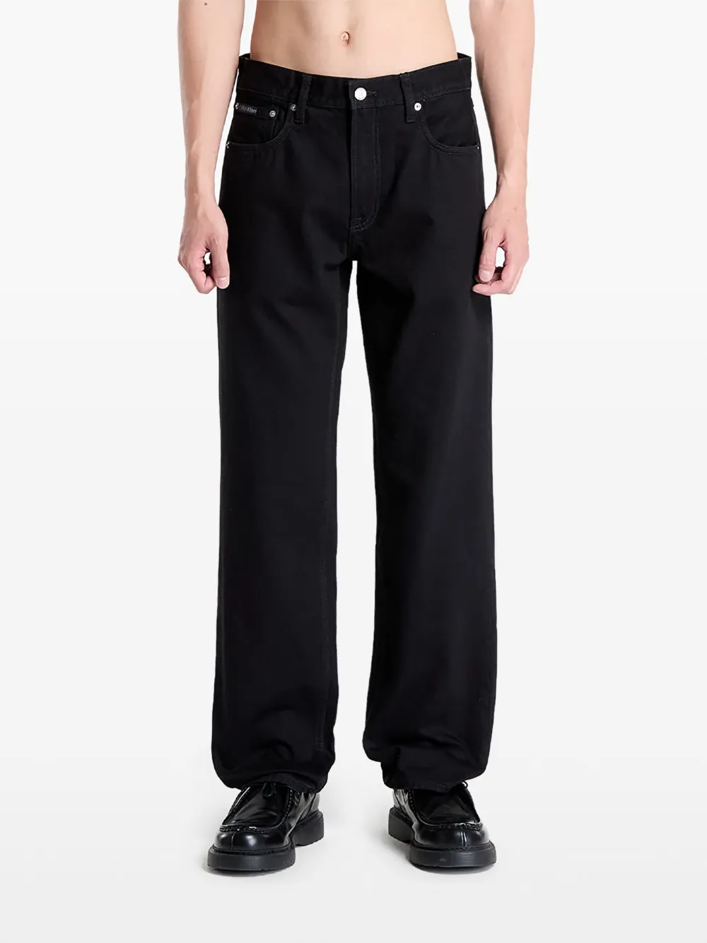 Calvin Klein 90's Straight Ns ジーンズ - ブラック Calvin Klein 90's Straight Ns ジーンズ - ブラック