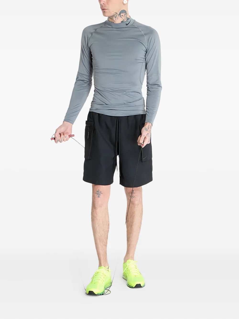 Nike Nike Pro mock-neck long-sleeve top | T-Shirts | Image 2