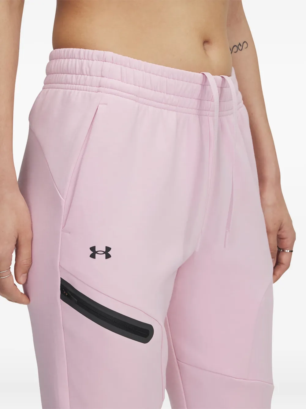 Under Armour UA Unstoppable fleece trainingsbroek Roze