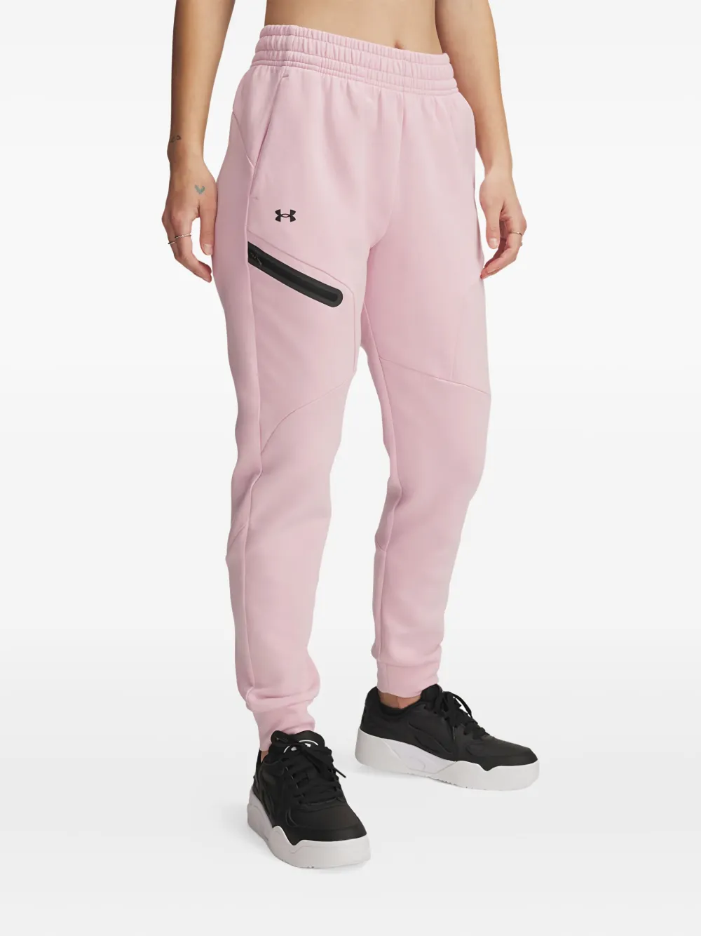 Under Armour UA Unstoppable fleece trainingsbroek Roze