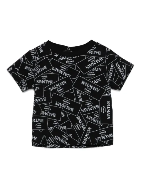 Balmain Kids logo-print t-shirt