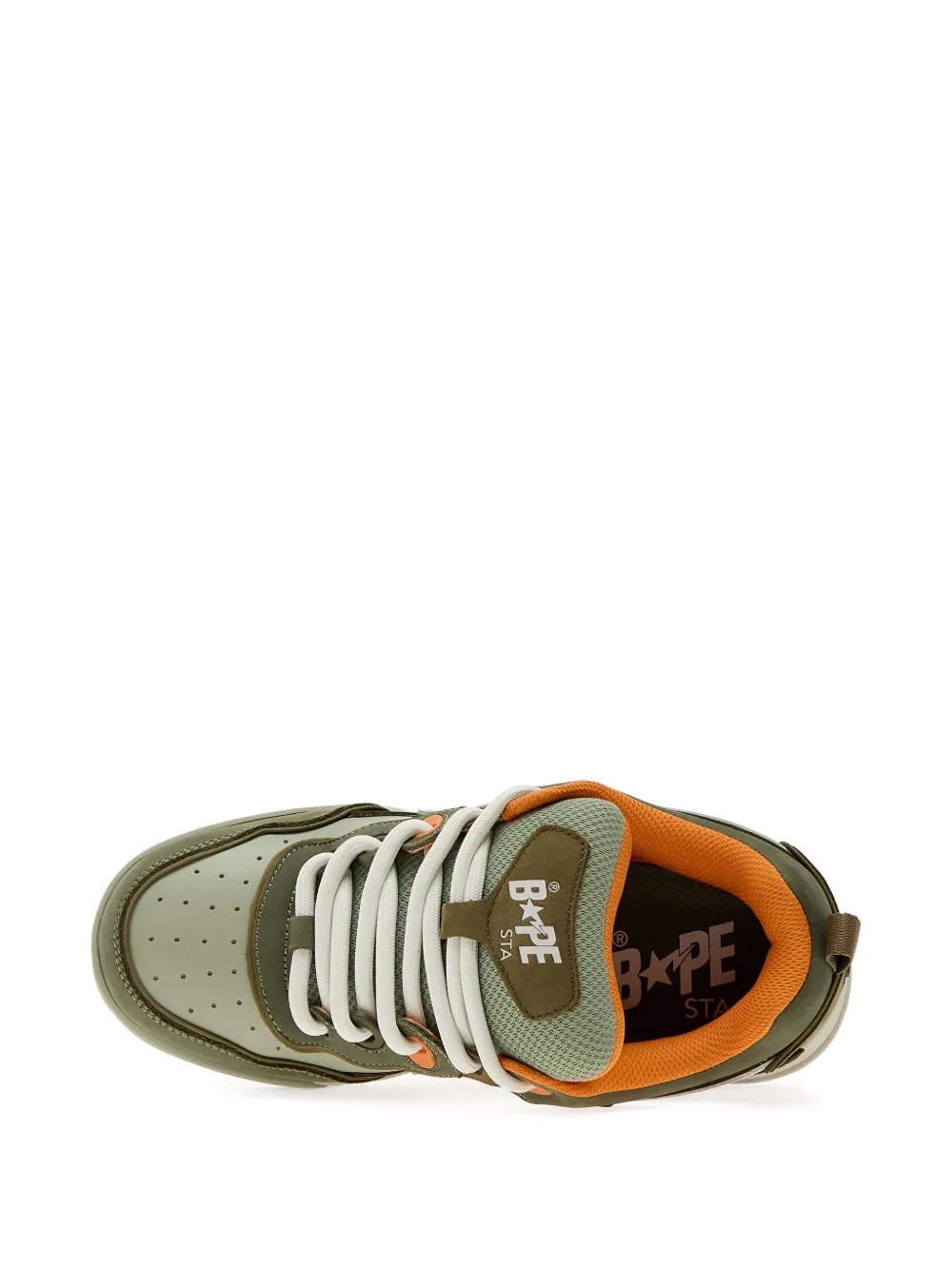 A BATHING APE Flip Sta M1 star-embellished sneakers Green