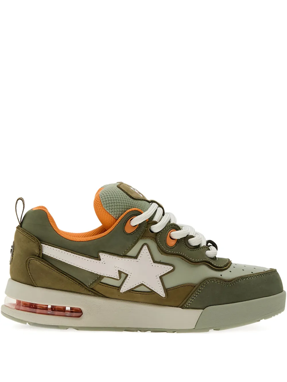 A BATHING APE® Flip Sta M1 star-embellished sneakers - グリーン A BATHING APE® Flip Sta M1 star-embellished sneakers - グリーン
