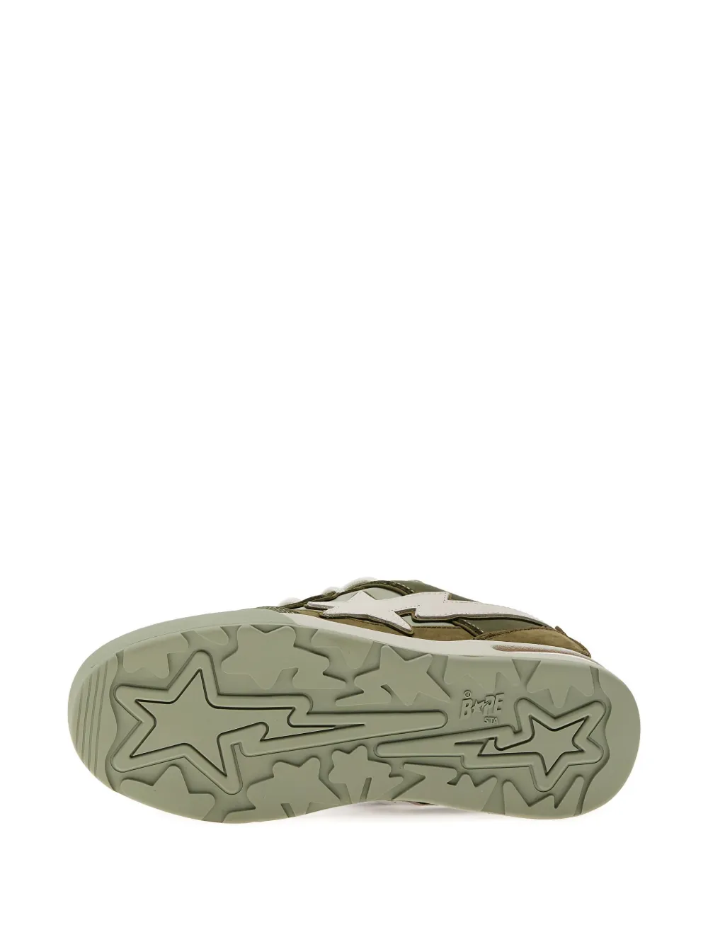 A BATHING APE Flip Sta M1 star-embellished sneakers Green