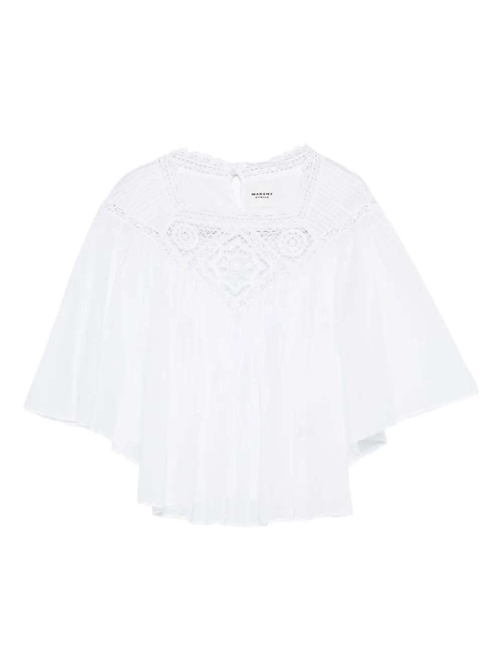 Isabel Marant Étoile Lace-detail Blouse In White