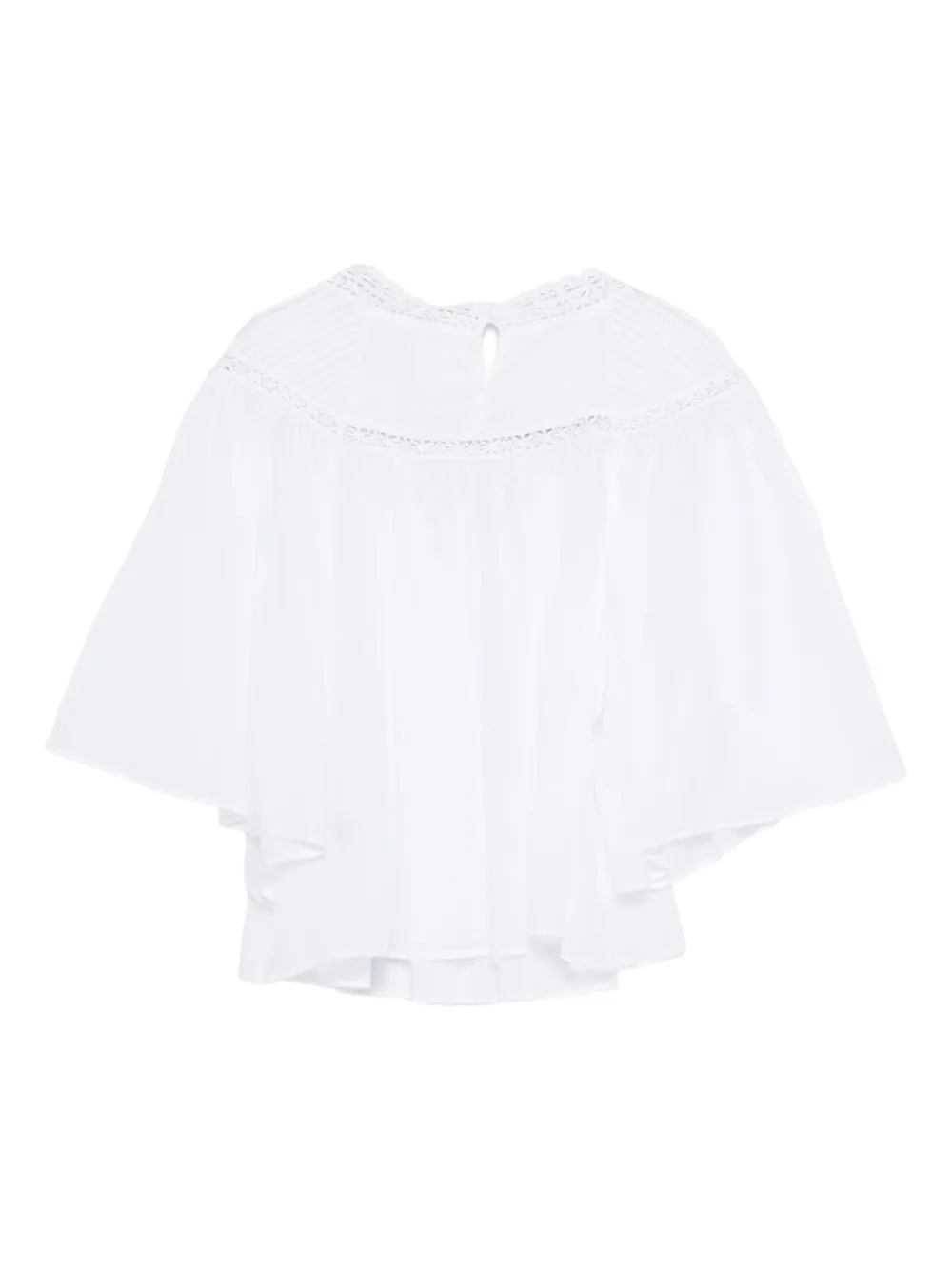 MARANT ÉTOILE Shirt met kanten detail - Wit