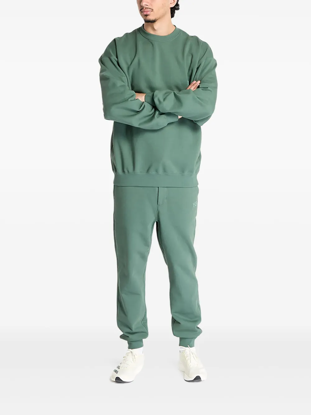 Y-3 Sweater met geborduurd logo Groen