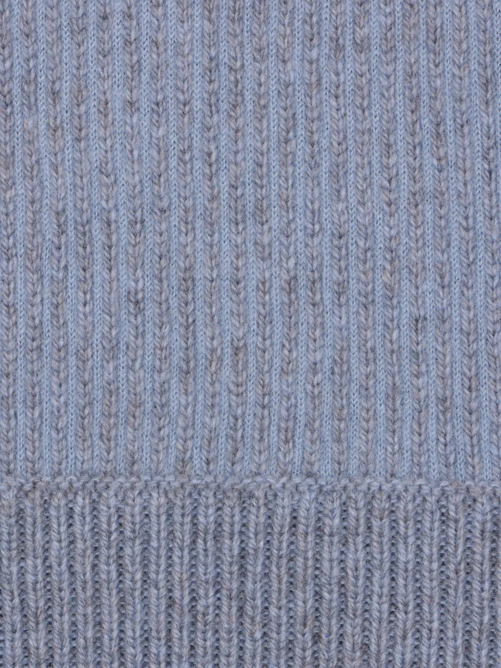 Zegna Ribbed-trim Sweater In Blue