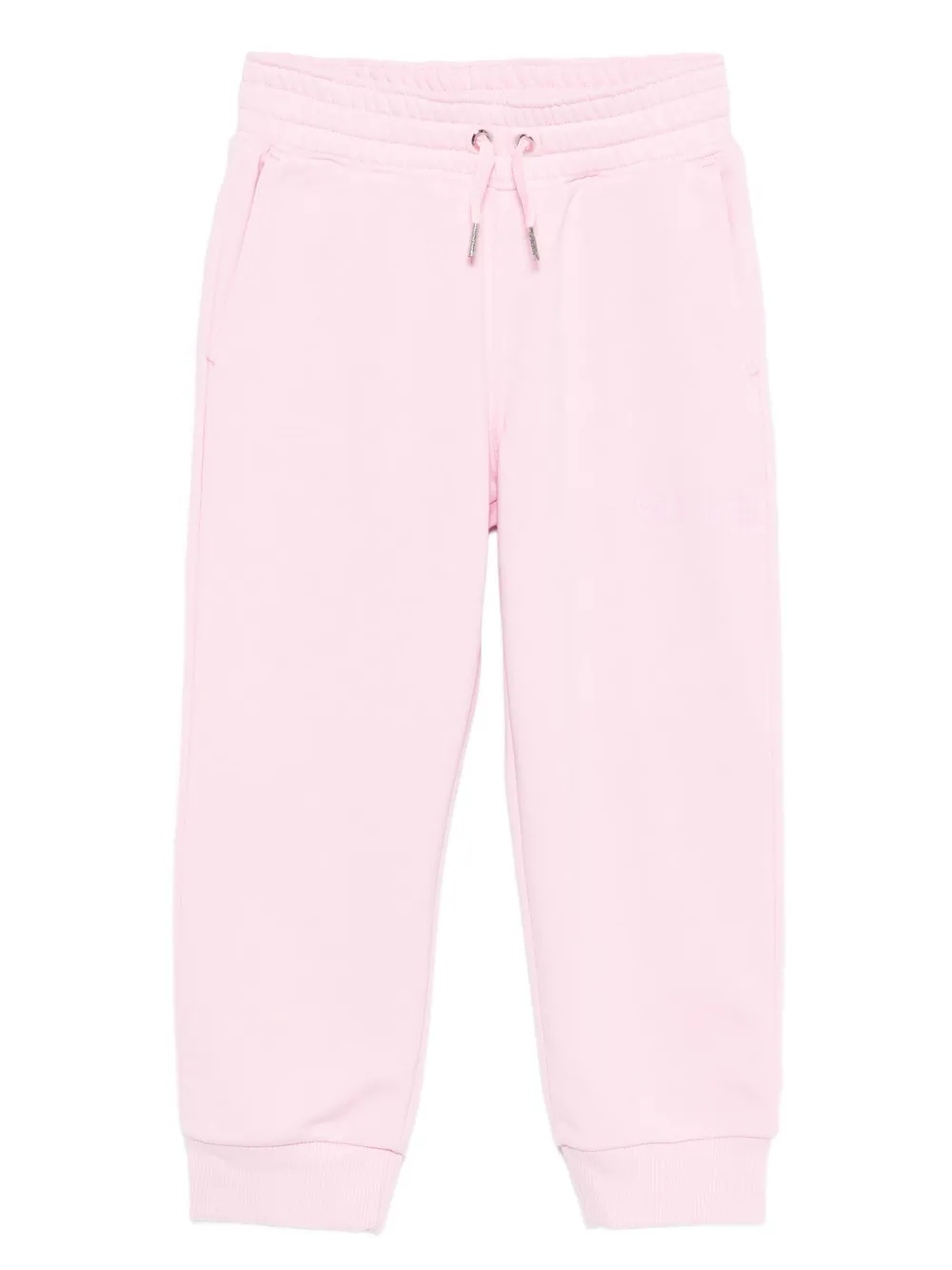 Givenchy Kids logo-embroidered cuffed joggers Roze