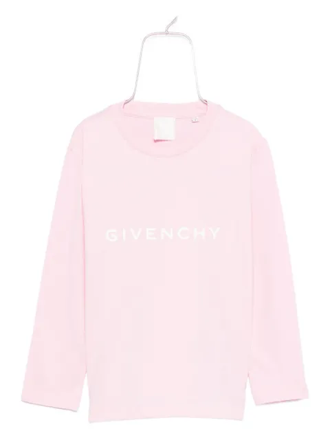 Givenchy Kids sudadera con logo estampado