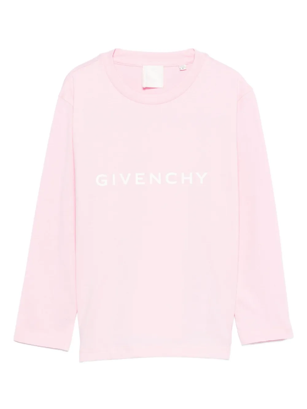 Givenchy Kids logo-print sweatshirt Roze