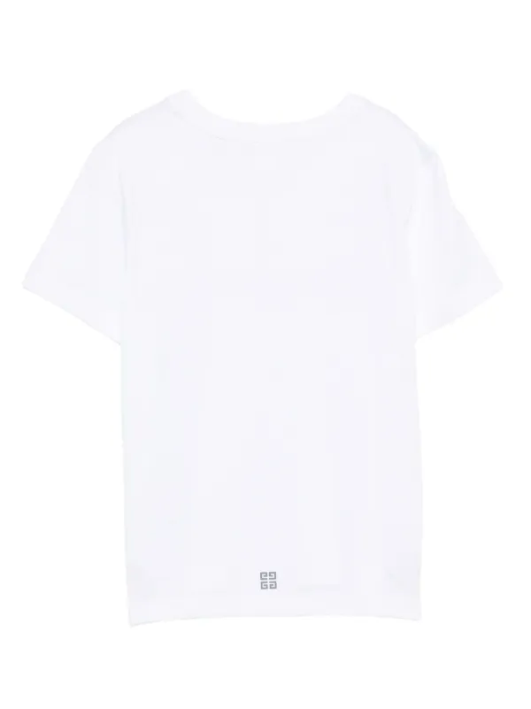 GIVENCHY kids ホワイト Tシャツ ロゴ入り Givenchy Kids ロゴ Tシャツ | ホワイト | FARFETCH JP