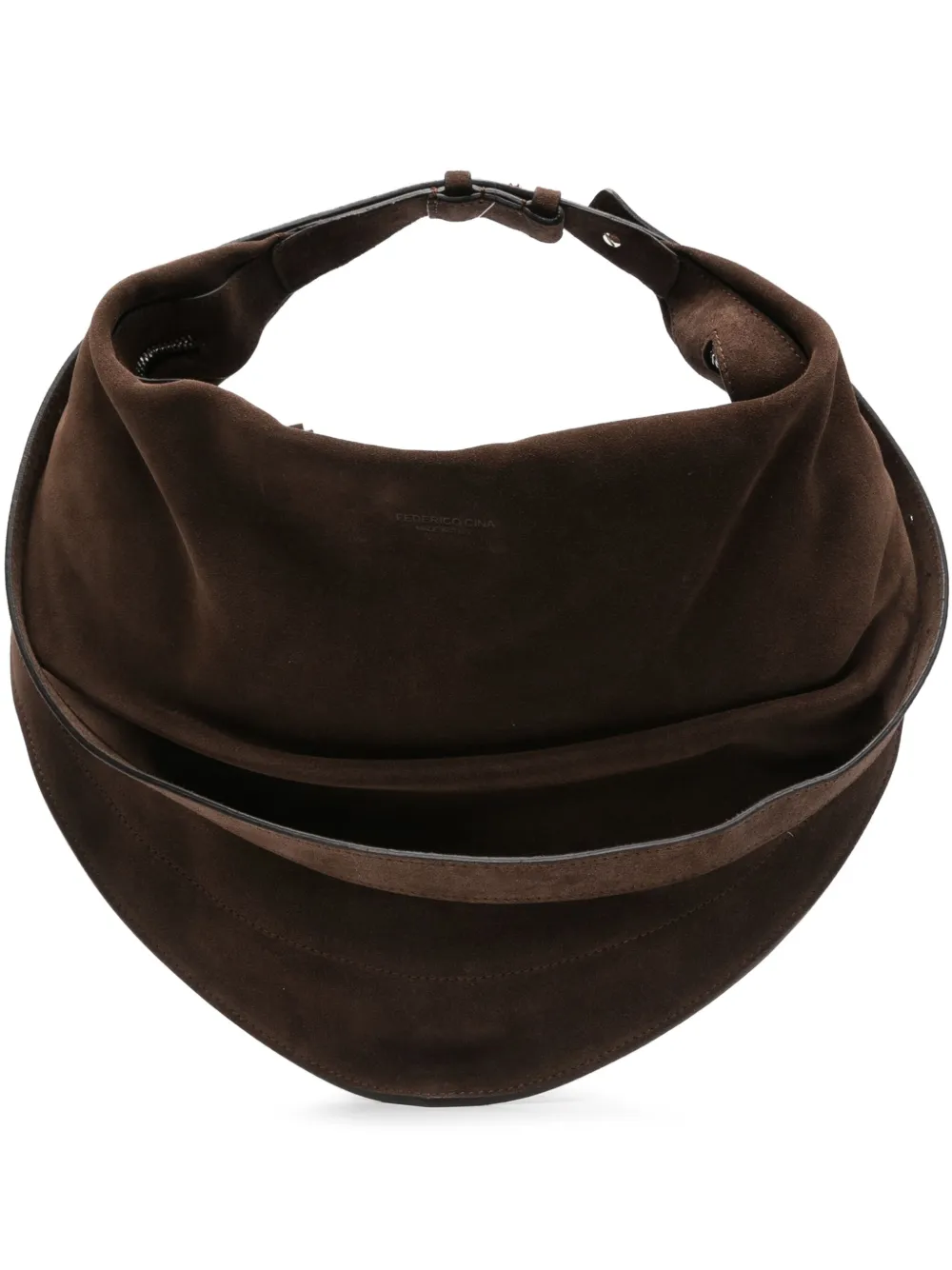 suede calfskin tote bag