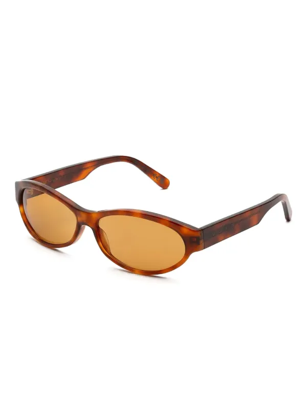 Marni Eyewear Ouzoud オーバルフレーム サングラス | ブラウン