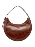 Marine Serre Moon crescent-shape shoulder bag - Brown