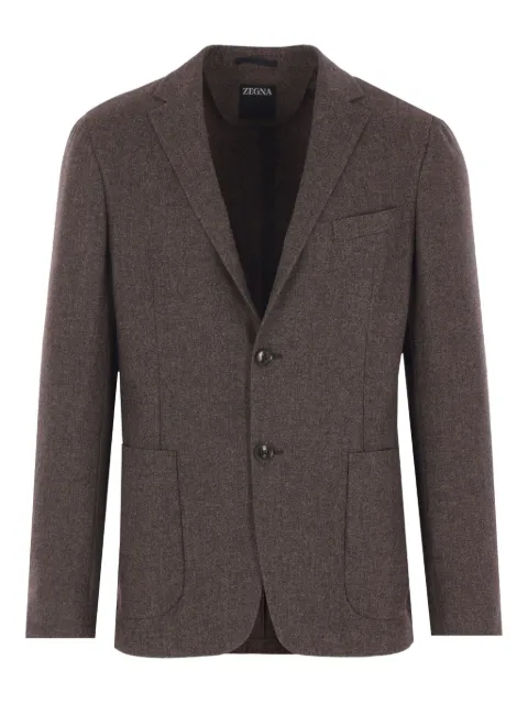 Zegna single-breasted wool blazer