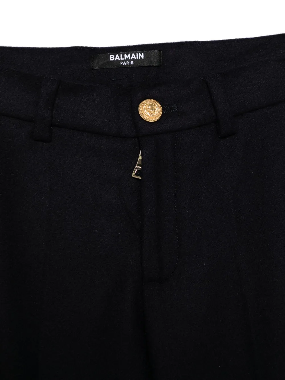 Balmain Kids wool trousers Blauw