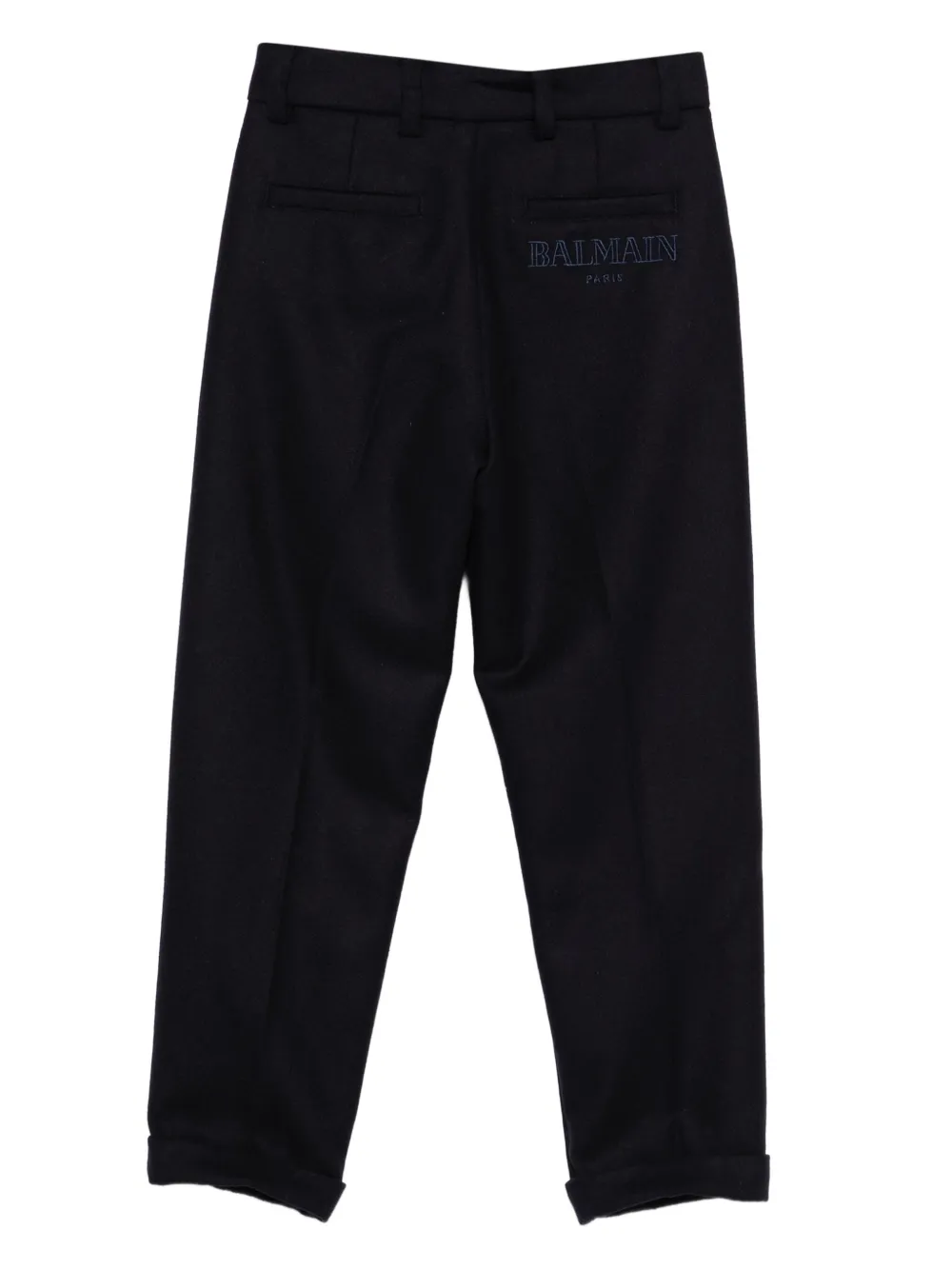 Balmain Kids wool trousers Blauw