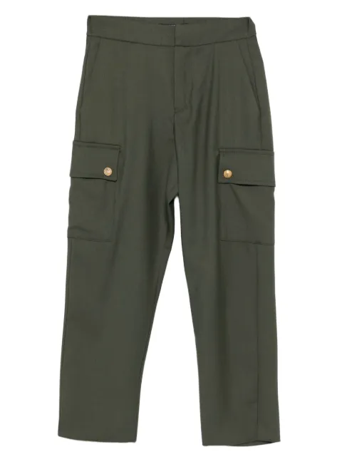 Balmain Kids gold-button cargo trousers