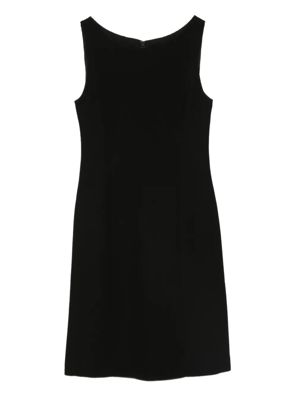 Emporio Armani Mouwloze jurk met boothals Zwart