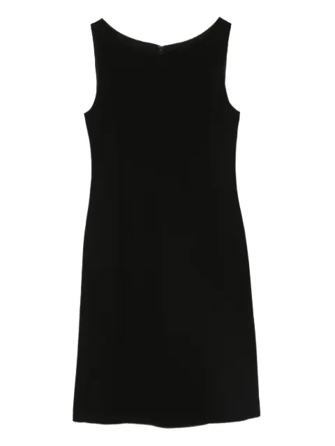 Emporio Armani sleeveless boat-neck dress