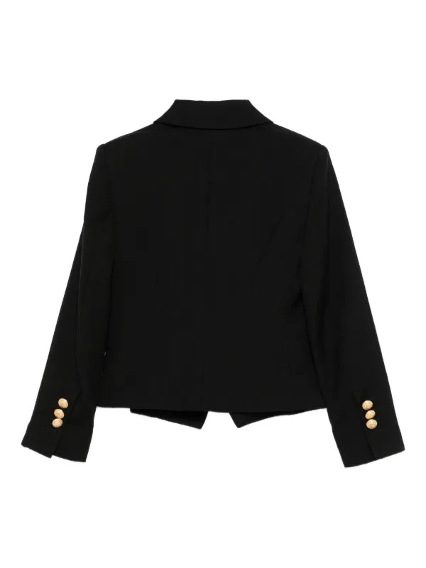 Balmain Kids ゴールドボタン ダブルジャケット | ブラック | FARFETCH JP