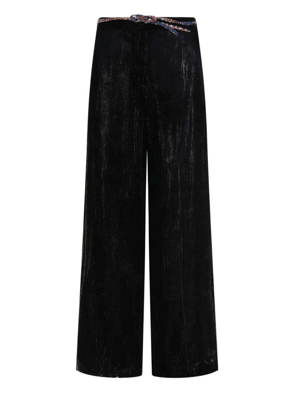 HUI MILANO belted trousers | Black | Image 1