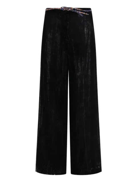 HUI MILANO belted trousers