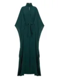 Taller Marmo Mrs Hall high-neck open-back maxi dress - Green