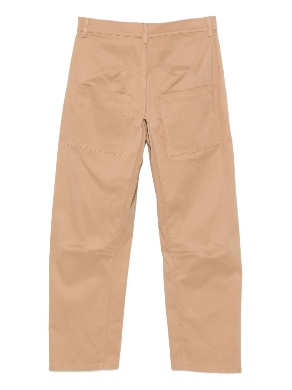 Semicouture Broek met opgestikte zakken Beige