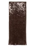 Semicouture sequin-embellished skirt - Brown