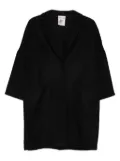 Semicouture virgin wool-blend coat - Black