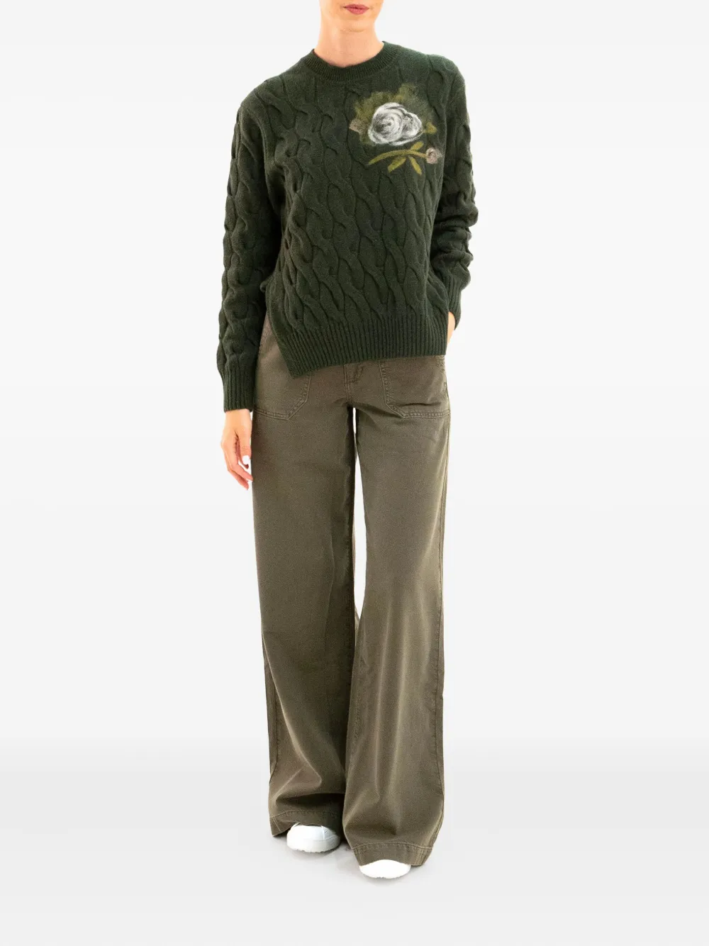 PAIGE Rumi broek met zak Groen
