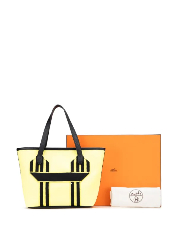 Hermès Pre-Owned 2024 Toile Pursangle Tote Bag | Black