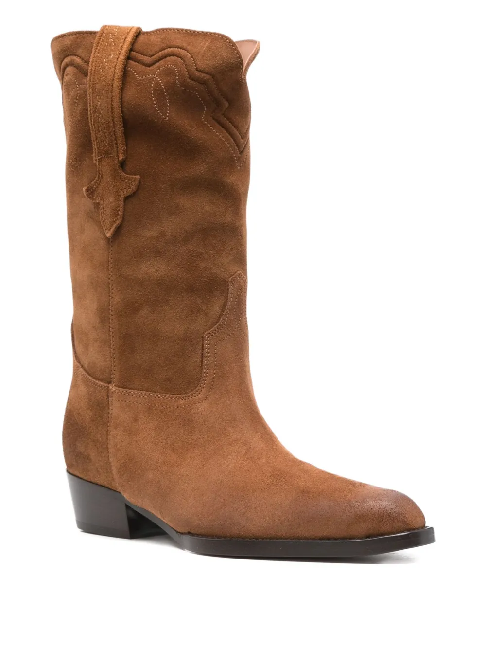 Paris Texas 40mm Hilda suede boots Brown