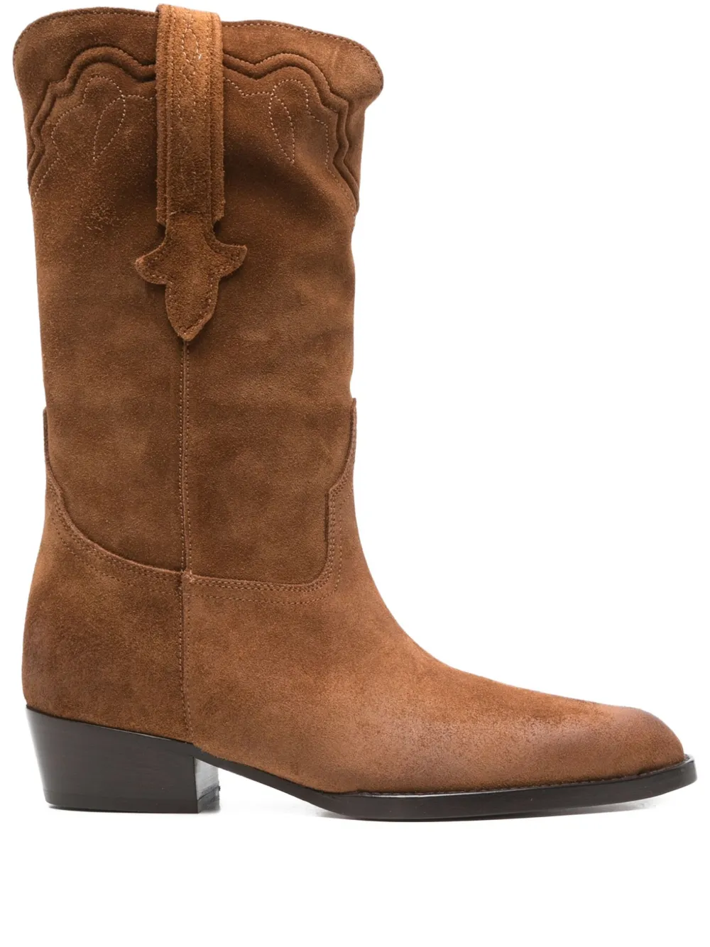 Paris Texas 40mm Hilda suede boots Brown