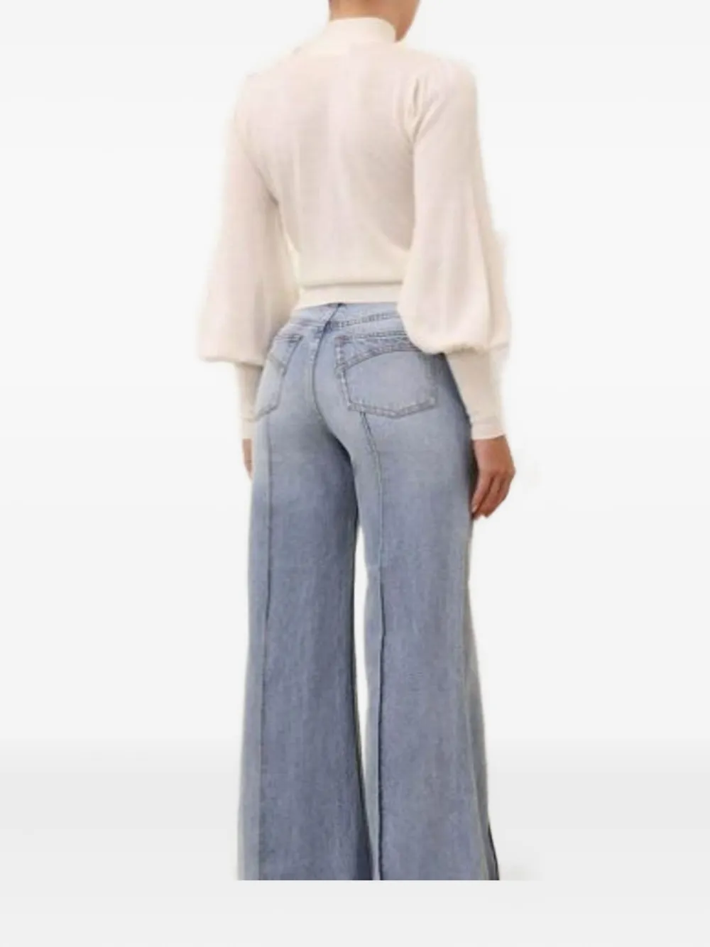 ZIMMERMANN neck-tie balloon-sleeve jumper | Blouses | Image 2