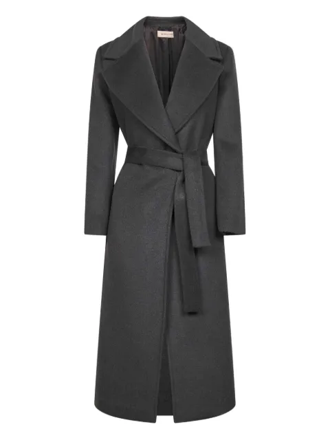 Blanca Vita wide-lapel belted coat