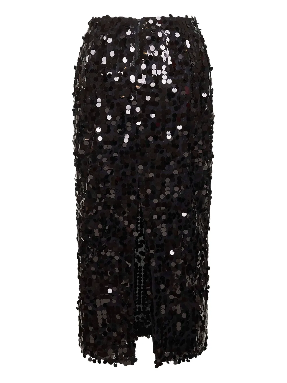 Blanca Vita Midi-rok met pailletten Zwart
