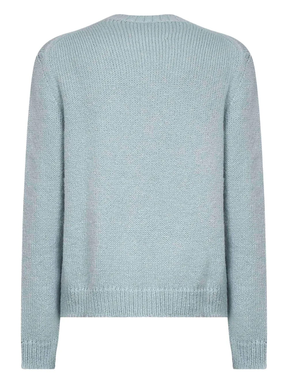 Jil Sander ribbed crew-neck sweater Blauw
