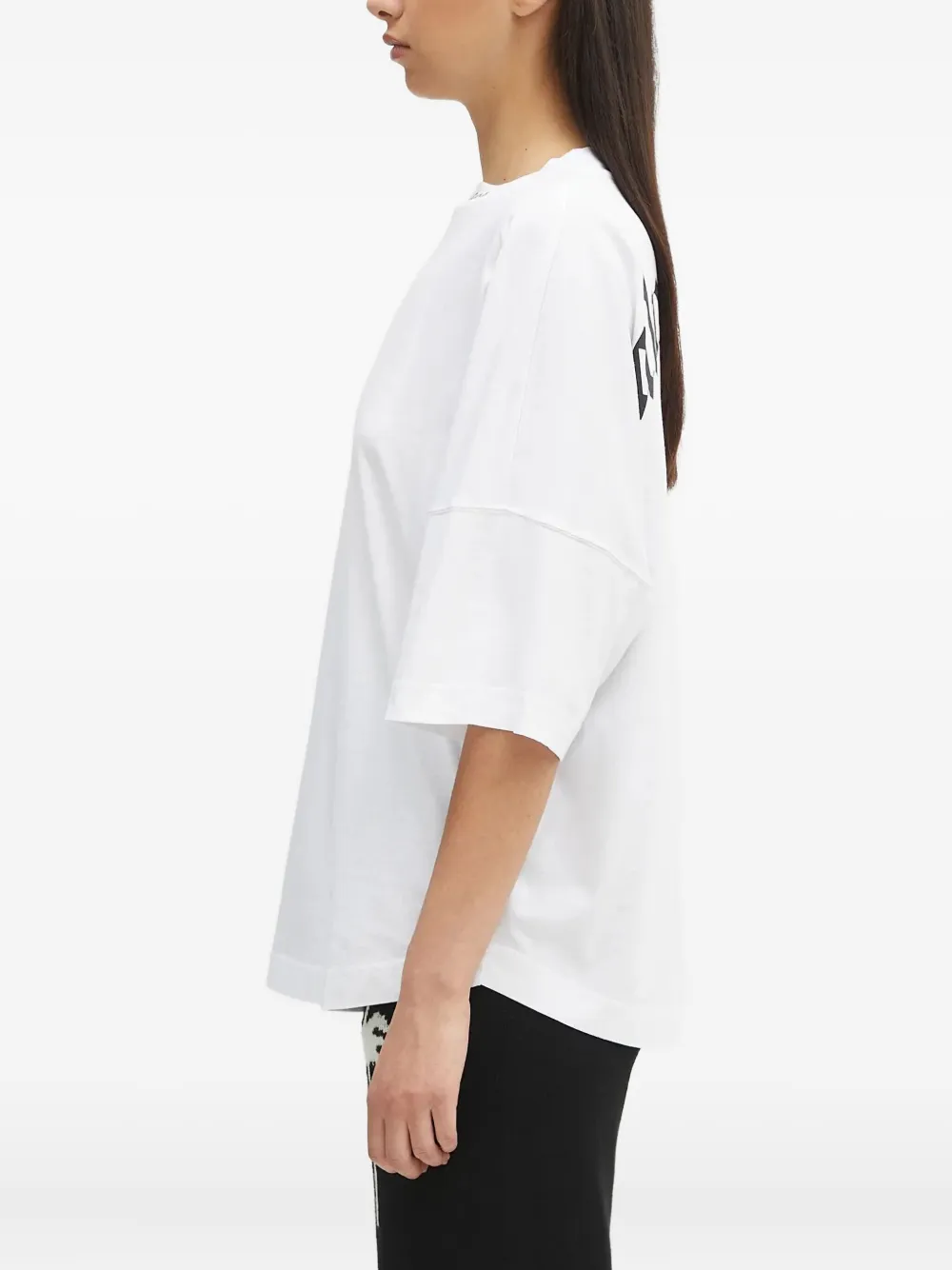 Palm Angels T-shirt met logo Wit