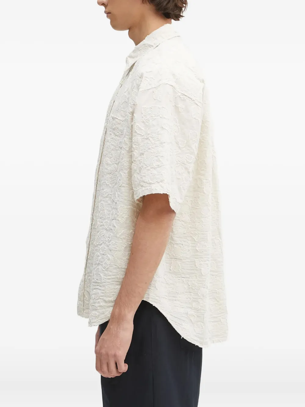Norse Projects Overhemd met korte mouwen Beige