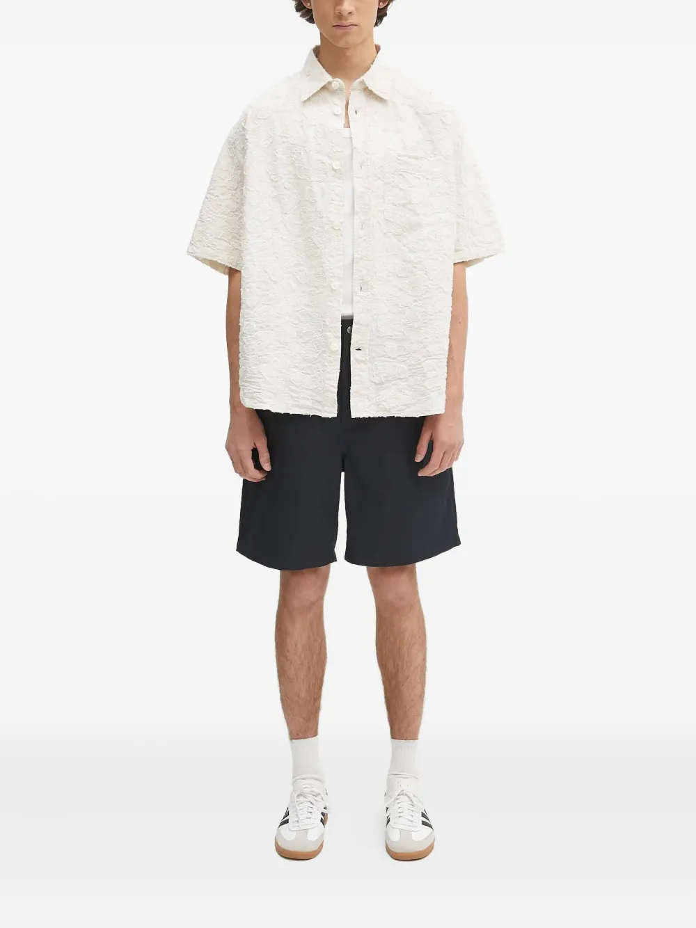 Norse Projects Overhemd met korte mouwen Beige