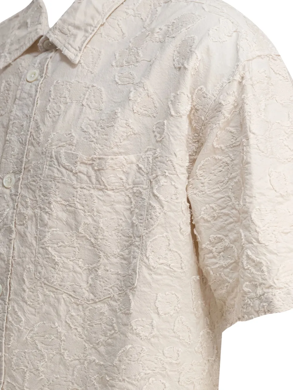 Norse Projects Overhemd met korte mouwen Beige